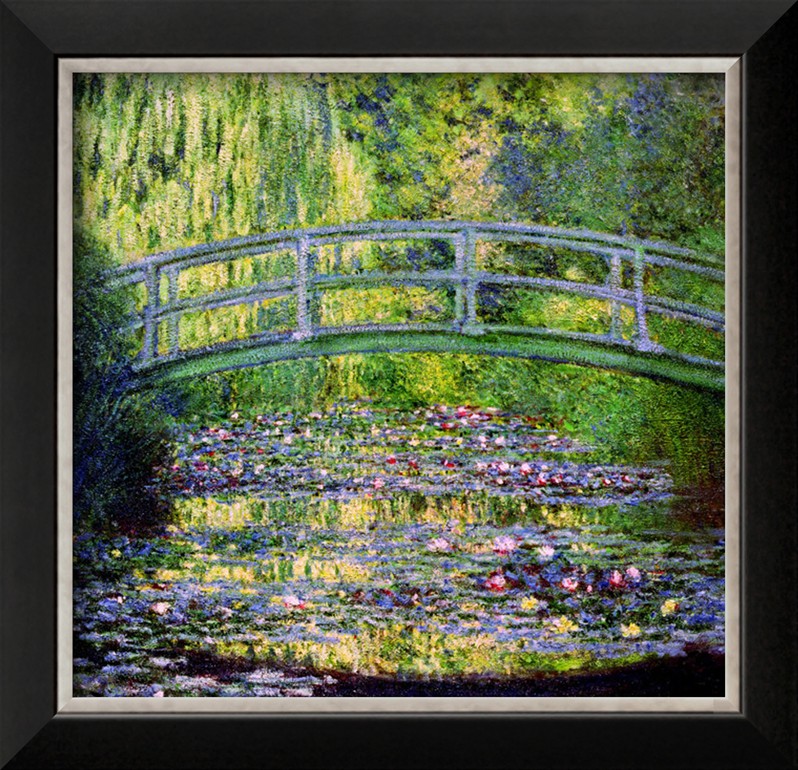 The Waterlily Pond With The Japanese Bridge, 1899-Claude Monet Painting